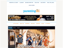 Tablet Screenshot of parentingoc.com